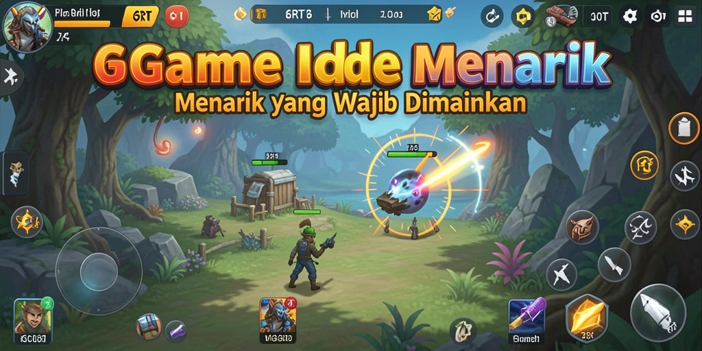 Tampilan gameplay Idle yang menarik dalam 6RT.