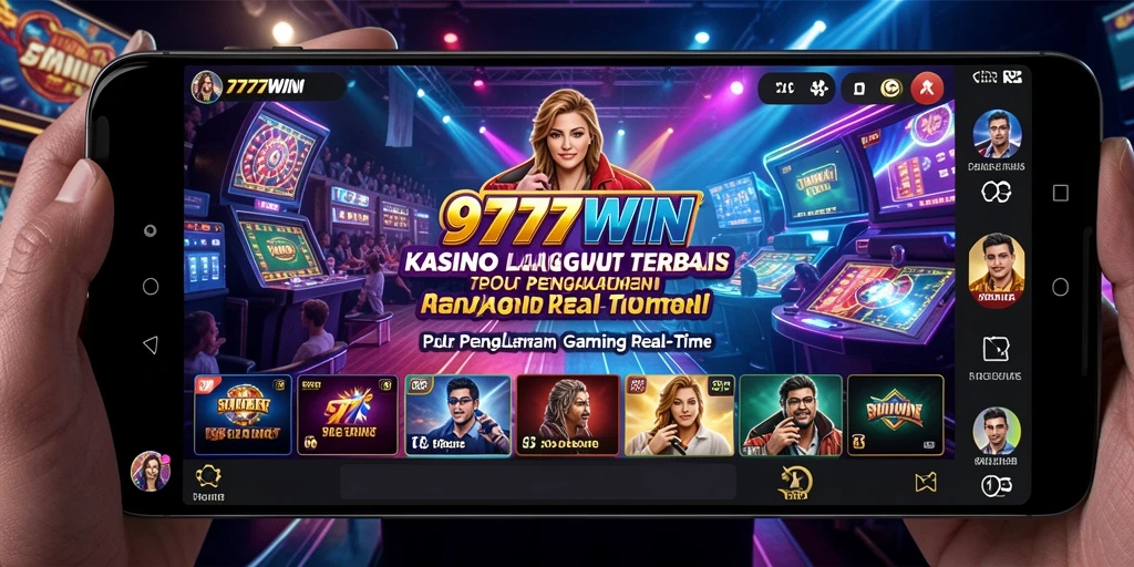 Tampilan gameplay Live Casino 9777WIN yang mendebarkan dan interaktif.