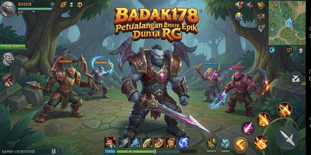 Gameplay seru dalam dunia RPG epik BADAK178.