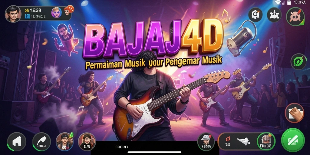 Tampilan gameplay menarik dari BAJAJ4D yang menampilkan pengalaman bermain musik.