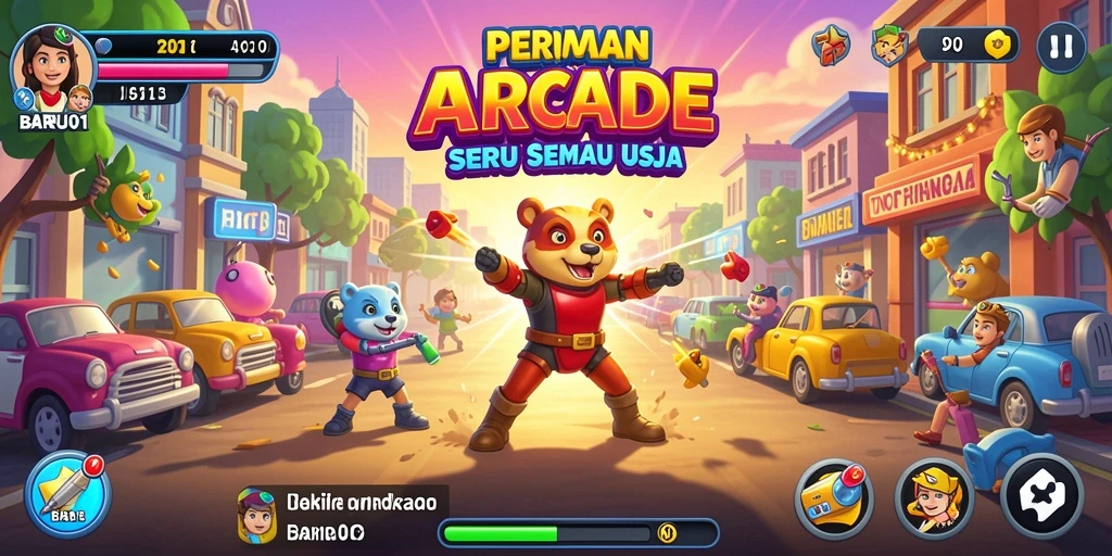 Tampilan menarik gameplay seru dalam BARU01.