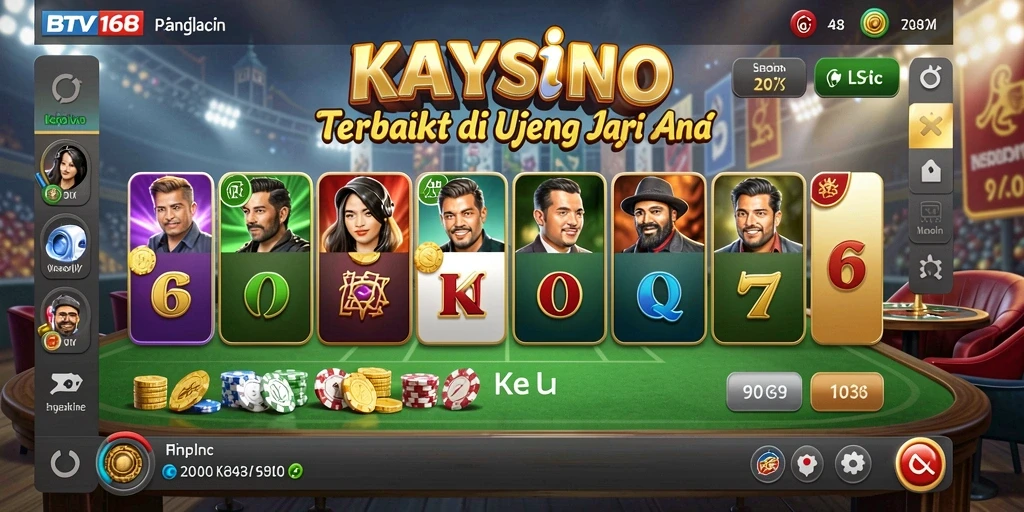 Tampilan mendebarkan dari gameplay BTV168 yang menawarkan keseruan Kasino.