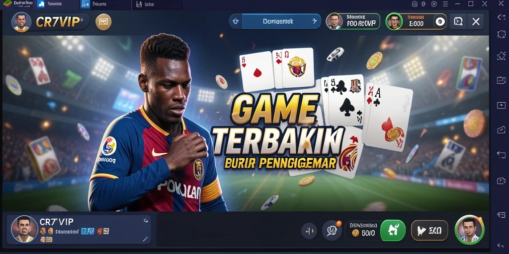 Tampilan gameplay CR7VIP yang memukau dan interaktif.