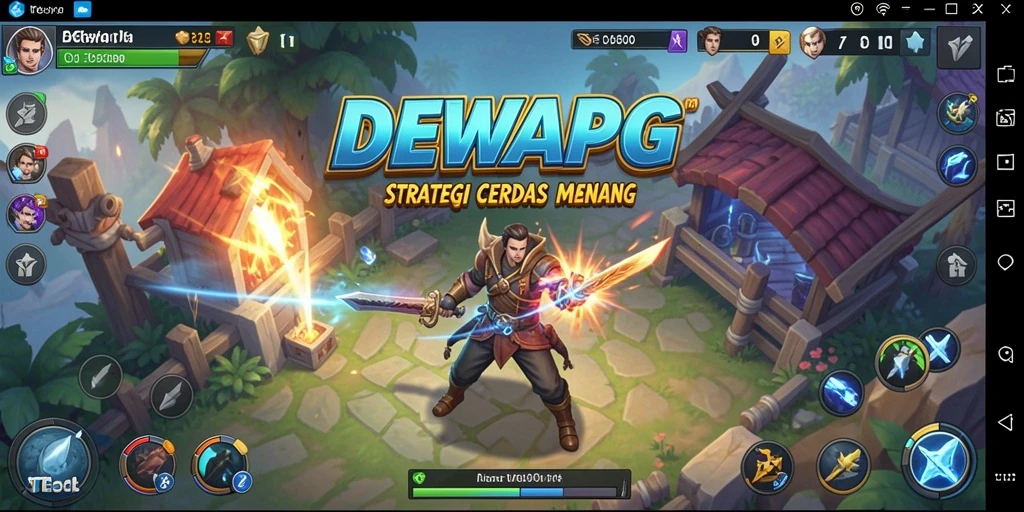 Tampilan gameplay DEWAPG yang menegangkan dan strategis.