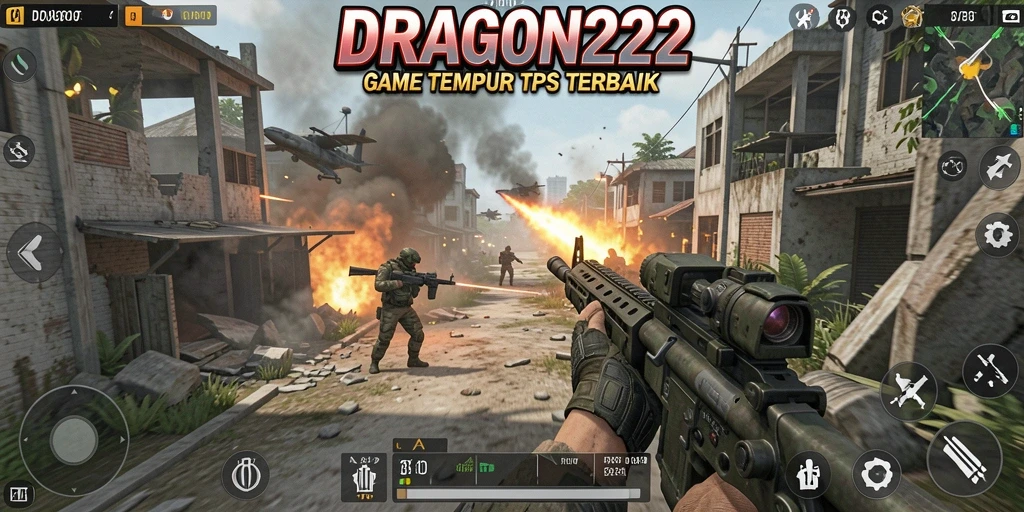 Tampilan gameplay seru dari DRAGON222 dengan aksi tembak-menembak intens.