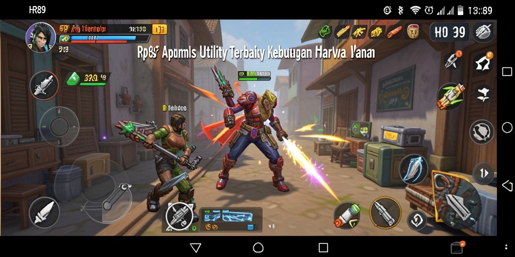Tampilan utama HR89 dengan akses mudah ke fitur Utility.