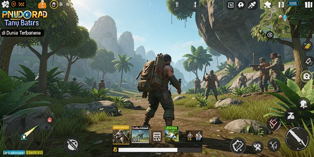 Tampilan gameplay Open World yang menakjubkan di INDORP.