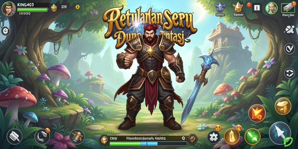 Tampilan gameplay seru dalam KING403 yang menampilkan pertempuran epik.