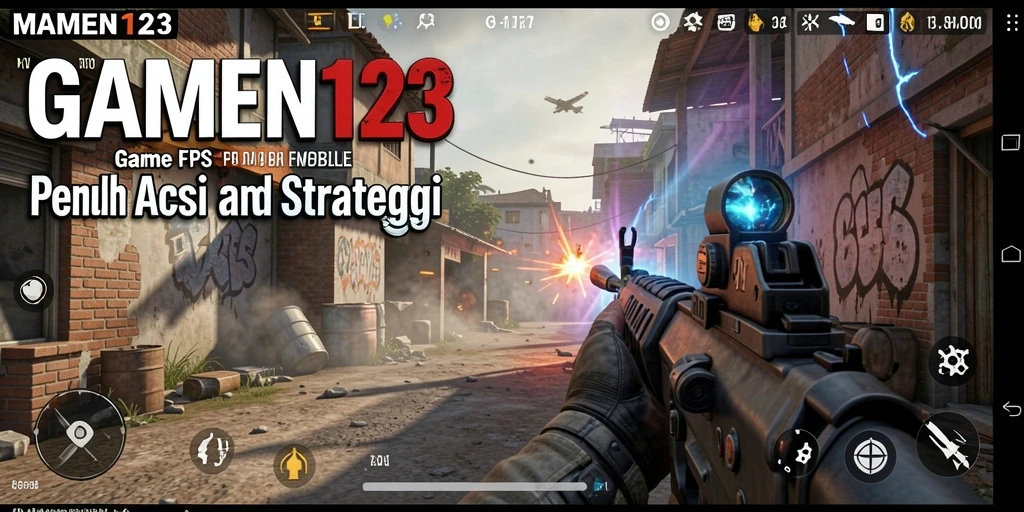 Tampilan aksi seru dalam gameplay MAMEN123 yang menegangkan.