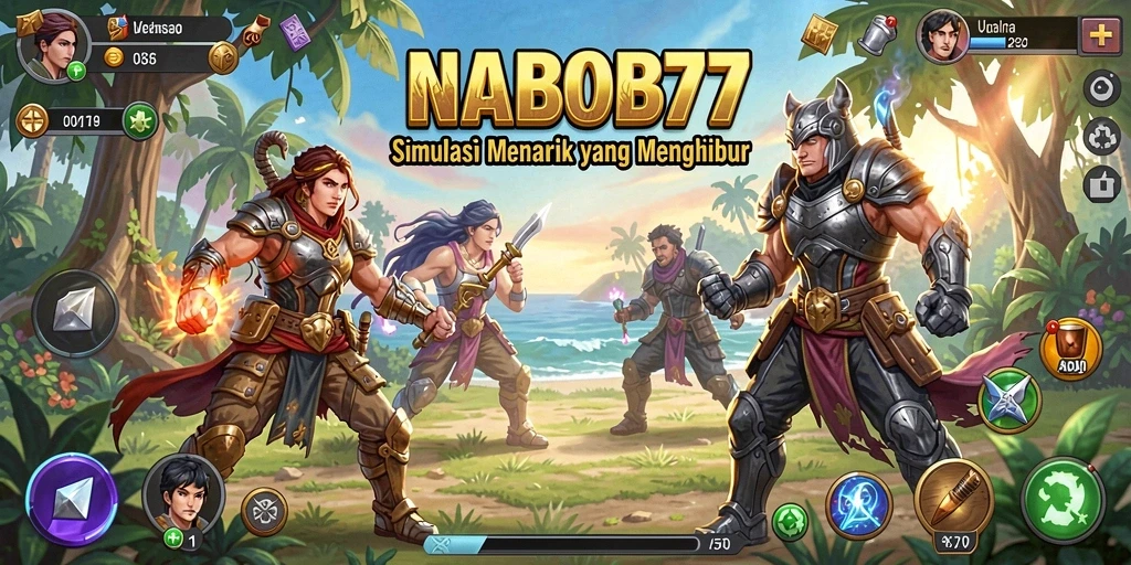 Tampilan gameplay yang menarik dari NABOB77 dalam simulasi kehidupan.