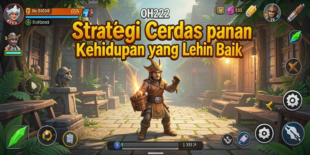 Tampilan gameplay strategis penuh aksi dari OH222.