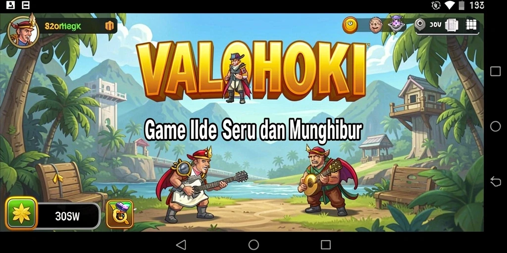 Screenshot menunjukkan gameplay seru dari VALOHOKI yang menarik.