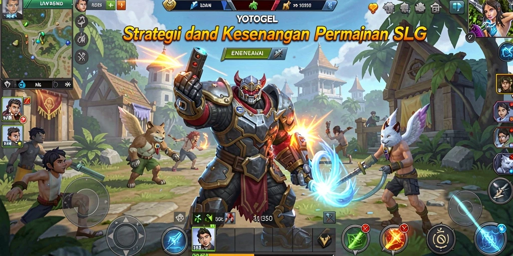 Tangkapan layar YOTOGEL menunjukkan aksi bertani yang mendebarkan.